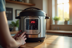 Cuisine moderne avec un Cookeo affichant erreur 24