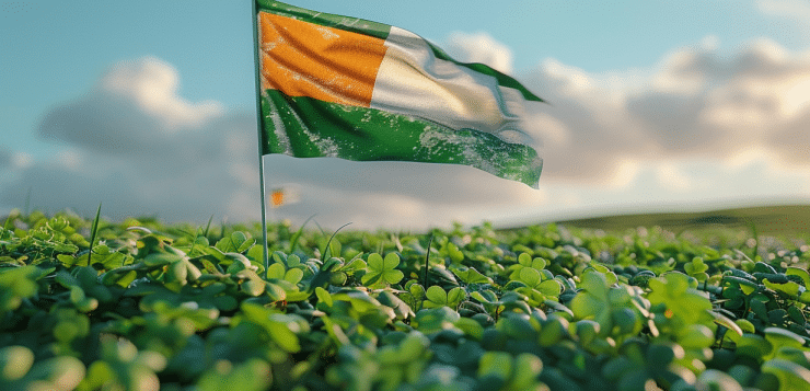 Origine du drapeau irlandais : histoire et signification