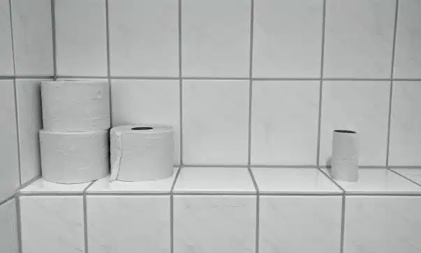 three toilet papers
